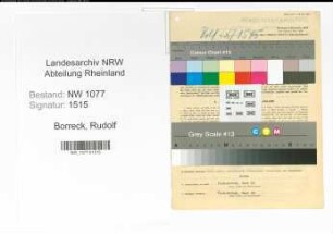 Entnazifizierung Rudolf Borreck , geb. 01.05.1884 (Polizist)