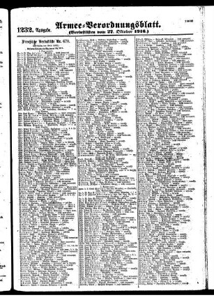 1232.Ausgabe. Freitag, 27. Oktober 1916