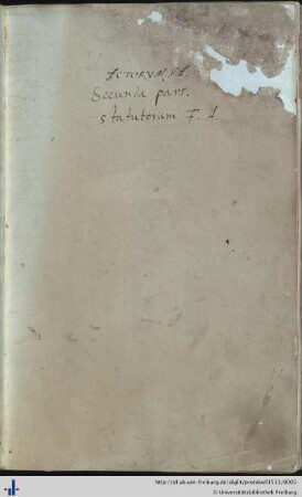 1531–1573: Protokollbuch der Philosophischen Fakultät