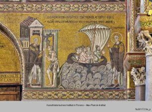 Mosaikprogramm : Mosaikbilder im Langhaus : Westwand