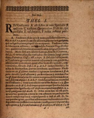 Disp. inaug. de rei vindicatione