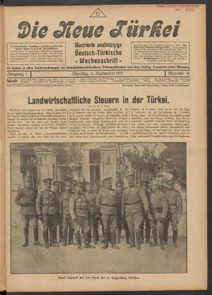 Jahrgang 1. Dienstag, 11. September 1917. Nummer 31
