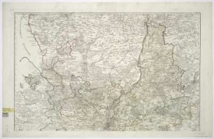 Karte des Herzogtums Magdeburg, 1:180 000, Kupferstich, 1800