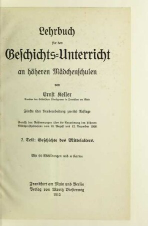 Teil 2: Geschichte des Mittelalters