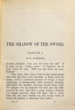 The shadow of the sword, 1