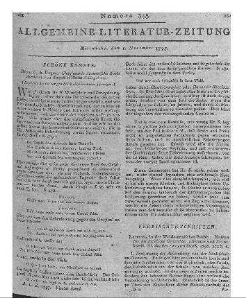 Musäum für die sächsische Geschichte, Litteratur und Staatskunde. Bd. 3, St. 2. Hrsg. von C. E. Weiße. Leipzig: Weidmann 1796