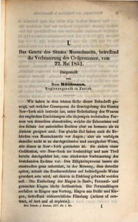 Kritische Zeitschrift für Rechtswissenschaft und Gesetzgebung des Auslandes. 25. 1853