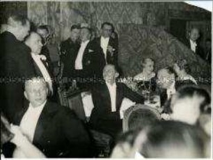 Joseph Goebbels und Hermann Göring auf dem Berliner Presseball