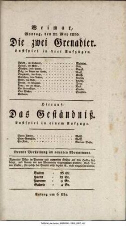 Das Geständniß