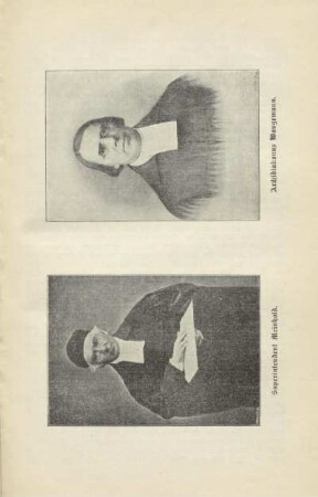 Superintendent Meinhold ; Archidiakonus Wangemann