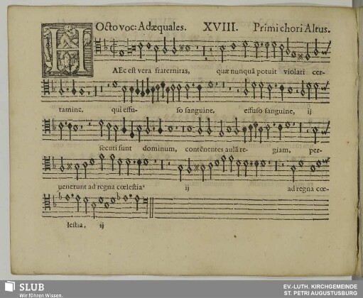 XVIII. Haec est vera fraternitas