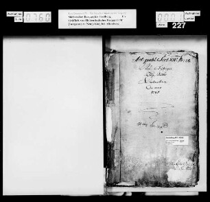 Protokoll des Bergamtes Neugeising von 1745