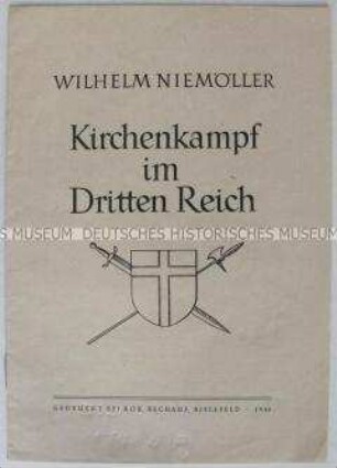 Flugschrift mit einer Abhandlung über den Kampf der Kirche in der Zeit der NS-Diktatur