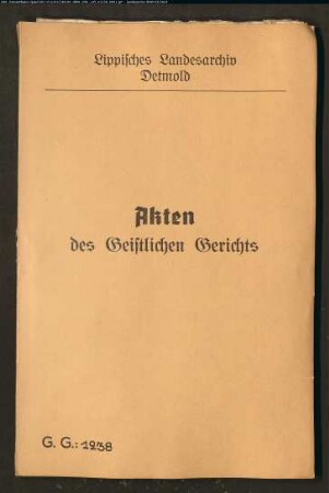 Johann Hermann Müller, Sohn von Bartold Möller zu Billerbeck gegen Anna Catharina Richter, Tochter von Johann Richter in Billerbeck und Otto Klingemeier in Billerbeck, wegen einem Antrag auf Aufhebung einer Verlobung. Anna Catharina Richter, ihre Stiefmutter war Anna Catharina Richter und ihre Schwester hieß Anna Maria Richter