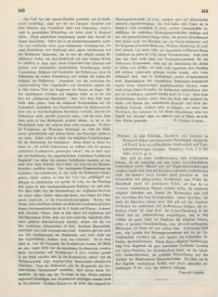 444 [Rezension] Fischer, Friedrich, Basedow und Lavater in ihren persönlichen und literarischen Beziehungen zueinander auf Grund ihres unveröffentlichten Briefwechsels und Tagebuch-Aufzeichnungen Lavaters