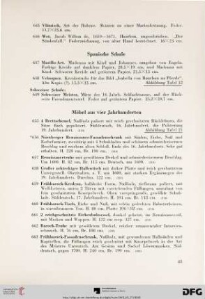 Spanische Schule (Nr. 647-648)
