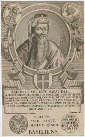 Bildnis des Amedeus VIII., Dux Sabaudiae