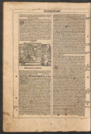 Incipit liber ecclesiasticus.