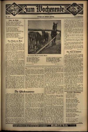 Zweite Ausgabe vom Sonntag, den 08. September 1935.