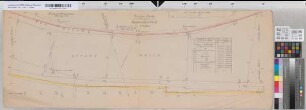 Vermessungs-Handriß von der Umringsgrenze der Emmericher Ward. 1. - 5. Blatt. Forsteinrichtungsbureau. Messung 1887/8