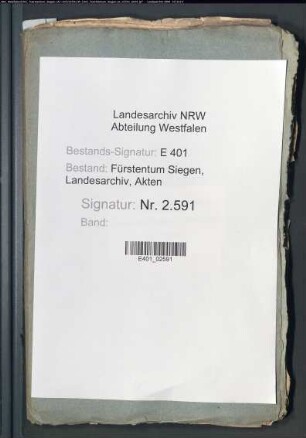 Bestellung und Annahme der reformierten Prediger für das Stift Keppel