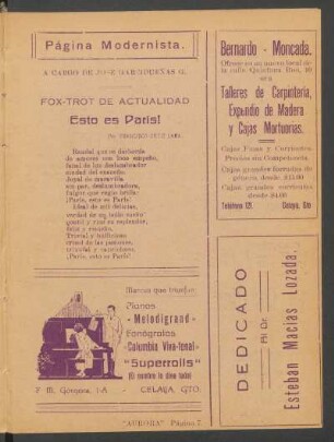 Esto es París! : Fox-trot de actualidad