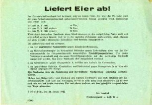 Liefert Eier ab!