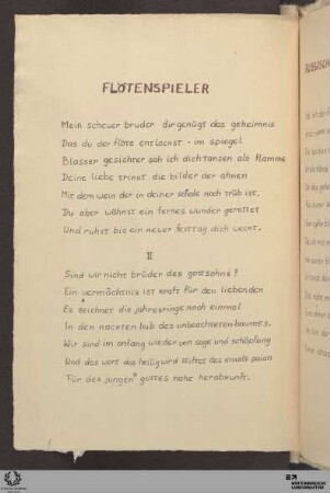 Flötenspieler