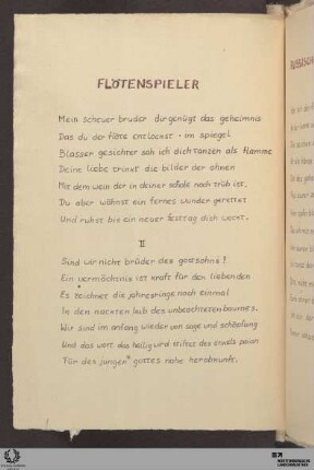 Flötenspieler