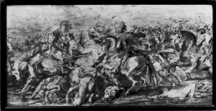 Heinrich IV. in der Schlacht von Ivry
