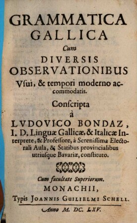 Grammatica Gallica
