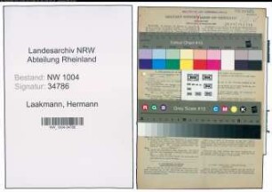 Entnazifizierung Hermann Laakmann , geb. 29.07.1906 (Viehhaendler)
