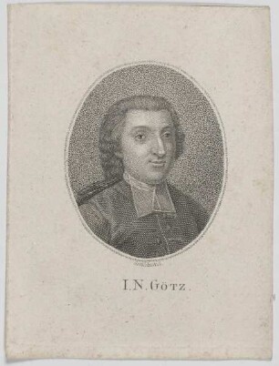 Bildnis des I. N. Götz