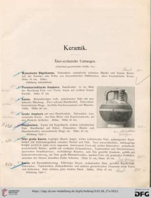 Keramik (Nr.+1-367)