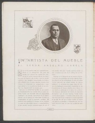 Un artista del mueble: el señor Anselmo Varela