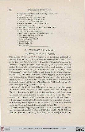 Progress of Egyptology : foreign relations, [1]