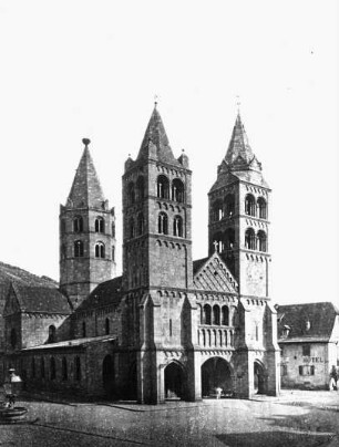 Guebwiller / Gebweiler (Haut-Rhin), St. Léger, von Nordwesten