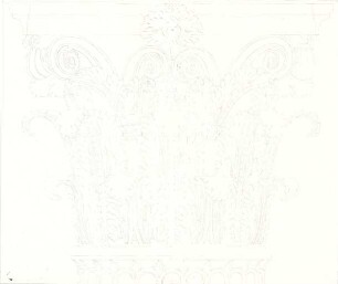 Gärtner, Friedrich von; Italienreise, Säulenkapitell - Säulenkapitell (Ansicht)