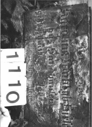 Grabstein 1110 (Detailaufnahme 1)