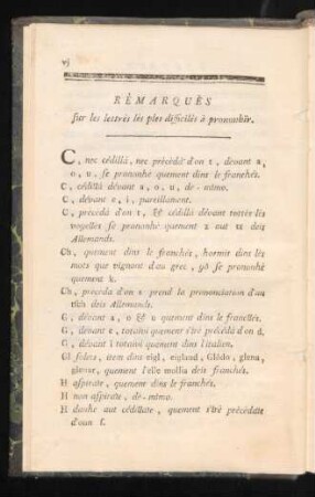 Rèmarquès sur les lettrès lès ples difficilès à prononïr.