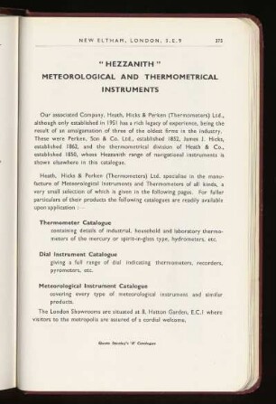 Thermometrical meteorological