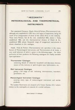 Thermometrical meteorological