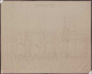 Wiederaufbau des Anwesens Alfred Grozinger-Stein; Neuenburg am Rhein; Grundriss Kellergeschoss