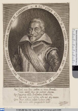 Johann Tserklas von Tilly, nach links blickend