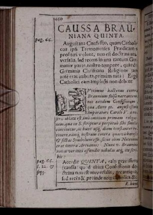 Caussa Brauniana Quinta