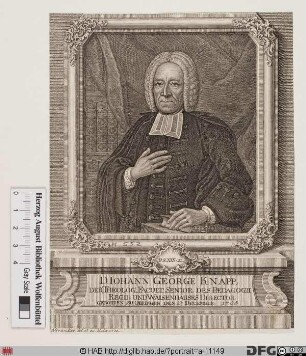 Bildnis Johann Georg Knapp