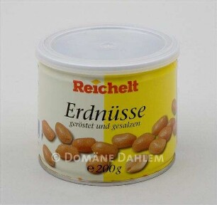 Dose für Erdnüsse der Firma "Reichelt"
