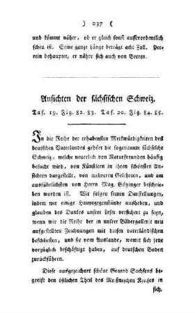 Ansichten der sächsischen Schweiz : Taf. 19, Fig. 82, 83, Taf. 20, Fig. 84, 85