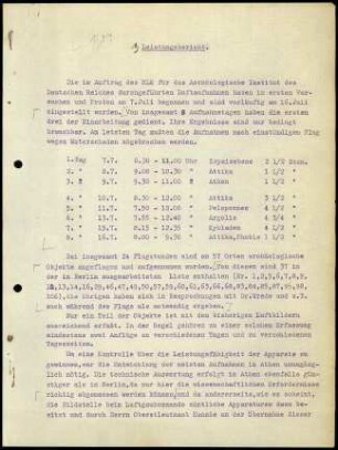 Leistungsbericht
