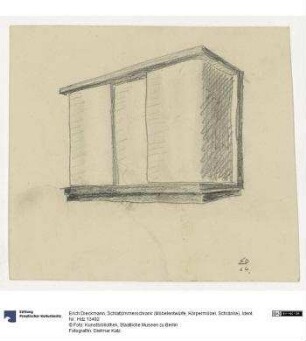 Schlafzimmerschrank (Möbelentwürfe, Körpermöbel, Schränke)
